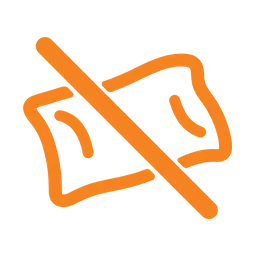 Non-flushable waste icon: Non-flushable Items