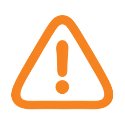 Warning icon: Slow Drainage